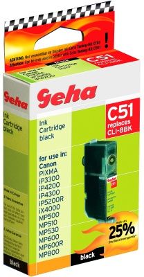 Geha C51 - Printercartridge - Kleur en Zwart - 443g