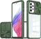 iMoshion Hoesje Geschikt voor Samsung Galaxy A53 Hoesje - iMoshion Camslider Backcover - Donkergroen