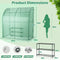 Inloopkas 3-laags Plantenstandaard - 200 x 100 x 215 cm - Groen