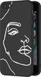 imoshion Hoesje - Geschikt voor iPhone SE (2016) / 5 / 5s - Design hoesje - Line Art Woman White