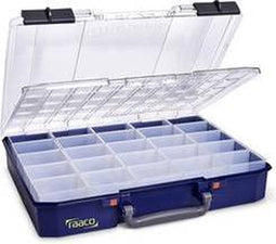 raaco CarryLite 80 5x10-25 DLU - Assortimentskoffer - 25 vakken
