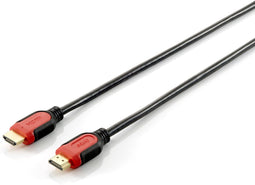 Equip - 1.4 High Speed HDMI kabel - 2 m - Zwart/Rood