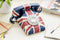 GPO 1970PUSHUNIONJACK - Telefoon Union Jack Britse vlag jaren '70, druktoetsen