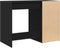 vidaXL - Bureau - Zwart - Eiken - 100x49x75 - cm - Geengineerd - Hout