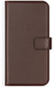 Selencia iPhone 12 Pro Max - Echt Lederen Bookcase - Schokbestendig - Bruin