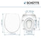 SCHÜTTE WC-Bril 82940 FAMILY WHITE - Duroplast - Soft Close - Afklikbaar - Geïntegreerde Kinderzitting - Gelakt - Wit