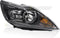 Koplamp rechts - voor Ford Focus MK2 2008-2010 - TYC - zwart