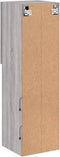 vidaXL - Tv-meubel - met - LED-verlichting - 30,5x30x102 - cm - grijs - sonoma - eiken