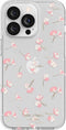 Kate Spade - iPhone 13 Pro - Hardshell Back Cover - Bloemen Wit Roze