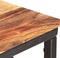 vidaXL Bijzettafel 35x45x65 cm massief sheeshamhout
