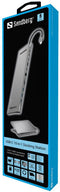 Sandberg 136-31 - USB-C Docking Station - 10-in-1 met 4K HDMI en 1Gbps Ethernet