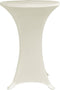vidaXL - Statafelhoes - 4 - st - stretch - Ø70 - cm - crème