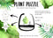 Plant Puzzel ® Discover the World Ecosysteem met verlichting - Broekhof Adding Value - Groene plant- Hoogte 25 cm