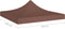 vidaXL - Partytentdak 270 g/m² - 3x3 m UV- en waterbestendig - bruin