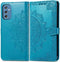 iMoshion Hoesje Geschikt voor Samsung Galaxy M52 Hoesje Met Pasjeshouder - iMoshion Mandala Bookcase - Turquoise