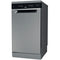 Whirlpool WSFO 3O34 PF - Vrijstaande vaatwasser 45cm - 8p 10 couverts 44 dB(A) - RVS
