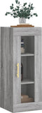 vidaXL - Hangkast - 34,5x34x90 - cm - grijs - sonoma - eikenkleurig