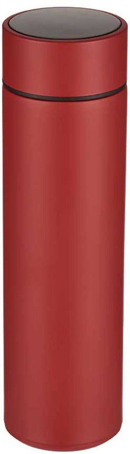 Kinvara Thermosfles met LED-scherm - Rood - RVS - Temperatuur Display - Thermosbeker - Waterfles - 400ml