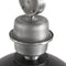 Mexlite Gaeve 2661ZW - Hanglamp Ø50cm E27 Fitting - Hoogte Verstelbaar - Zwart / Zilver