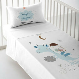 Set beddengoed voor kinderbed Haciendo el Indio Magic Dragon