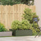 vidaXL - Plantenbak - 80x80x30 - cm - staal - olijfgroen