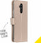 Accezz Hoesje Geschikt voor Huawei Mate 20 Lite Hoesje Met Pasjeshouder - Accezz Wallet Softcase Bookcase - goud