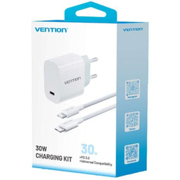 Vention G13W0-EU - Oplader - 30 W - Wit