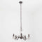 Lucande - kroonluchter - 5 lichts - metaal - H: 43.8 cm - E14 - roestbruin