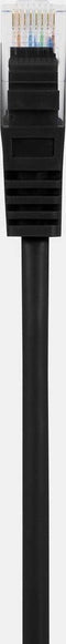 Renkforce RF-5043854 RJ45 Netwerkkabel, patchkabel CAT 5e U/UTP 0.15 m Zwart Snagless 1 stuk(s)
