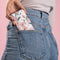 iMoshion Hoesje Geschikt voor iPhone 13 Hoesje Met Pasjeshouder - iMoshion Design Softcase Bookcase - Wit / Blossom Watercolor White