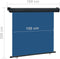 vidaXL - Balkonscherm - 165x250 - cm - blauw