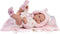 Llorens full body babypop meisje Nica met verschoonmatje en speen 40 cm