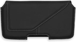 Accezz Echt lederen broekriemhoes - Maat L - Zwart