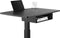 VDD Gaming - Zit Sta Bureau - Verrijdbaar - In hoogte verstelbaar 76-113 cm - Zwart - Bureaublad 80 x 58 cm