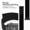 imoshion Nylon⁺ bandje - Geschikt voor Apple Watch 1, 2, 3, 4, 5, 6, 7, 8, 9, 10 (42 mm), SE - 38/40/41 mm - Zwart - One Size