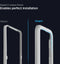 Spigen Glas tR ALM FC (2 Pack) + Frame screenprotector geschikt voor iPhone 12 Pro Max - zwart