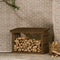 vidaXL - Haardhoutrek - 108x64,5x77 - cm - massief - grenenhout - honingbruin