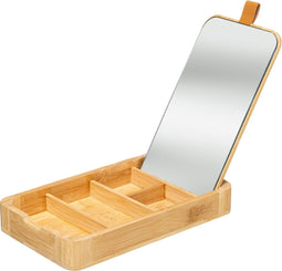5Five Sieradendoos met spiegel Bamboe