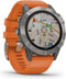 Garmin fēnix 6 - Smartwatch - GPS multi-sport met muziek - Grijs (Oranje)