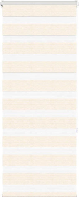 vidaXL - Zebra - rolgordijn - 65x150 - cm - stofbreedte - 60,9 - cm - marmerbeige