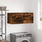 vidaXL - Wandkast - 80x36,5x35 - cm - bewerkt - hout - gerookt - eikenkleurig