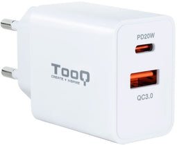 TooQ TQWC-2SC04WT - Oplader - 20W Power Delivery 3.0 - Wit