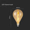 V-TAC VT-2267 - LED Lamp - E27 - Spiraalvormige gloeidraad - Amber - 4W - 250 Lumen - 2700K