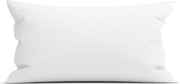 Yellow Kussensloop Percale - Kussenhoes van 40x80 cm - 1 stuk - 100% Katoen-Perkal - Wit