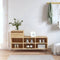 vidaXL - Schoenenkast - 102x36x60 - cm - bewerkt - hout - sonoma - eikenkleurig