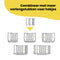 Safety 1st 7cm Verlengstuk Easy Close Traphekje - Metal White