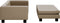 vidaXL - Hondenmand - met - verlengstuk - 100x50x30 - cm - kunstleer - cappuccino