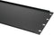 Adam Hall 87224STL - U-front paneel - 1 mm staal - Zwart (1 stuk)