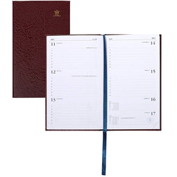 Ryam Zakagenda 2025 - Memoplan 7 met Harde Kaft Bordeaux (9cm x 15cm)