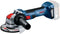 Bosch GWX 18V-7 Professional - Haakse Accuslijpmachine - 18V borstelloze motor - 125mm (1 stuk)